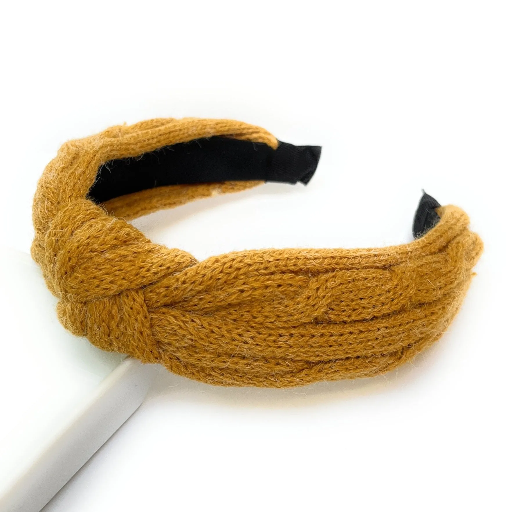 Ribbed Sweater Knit Knot Headband