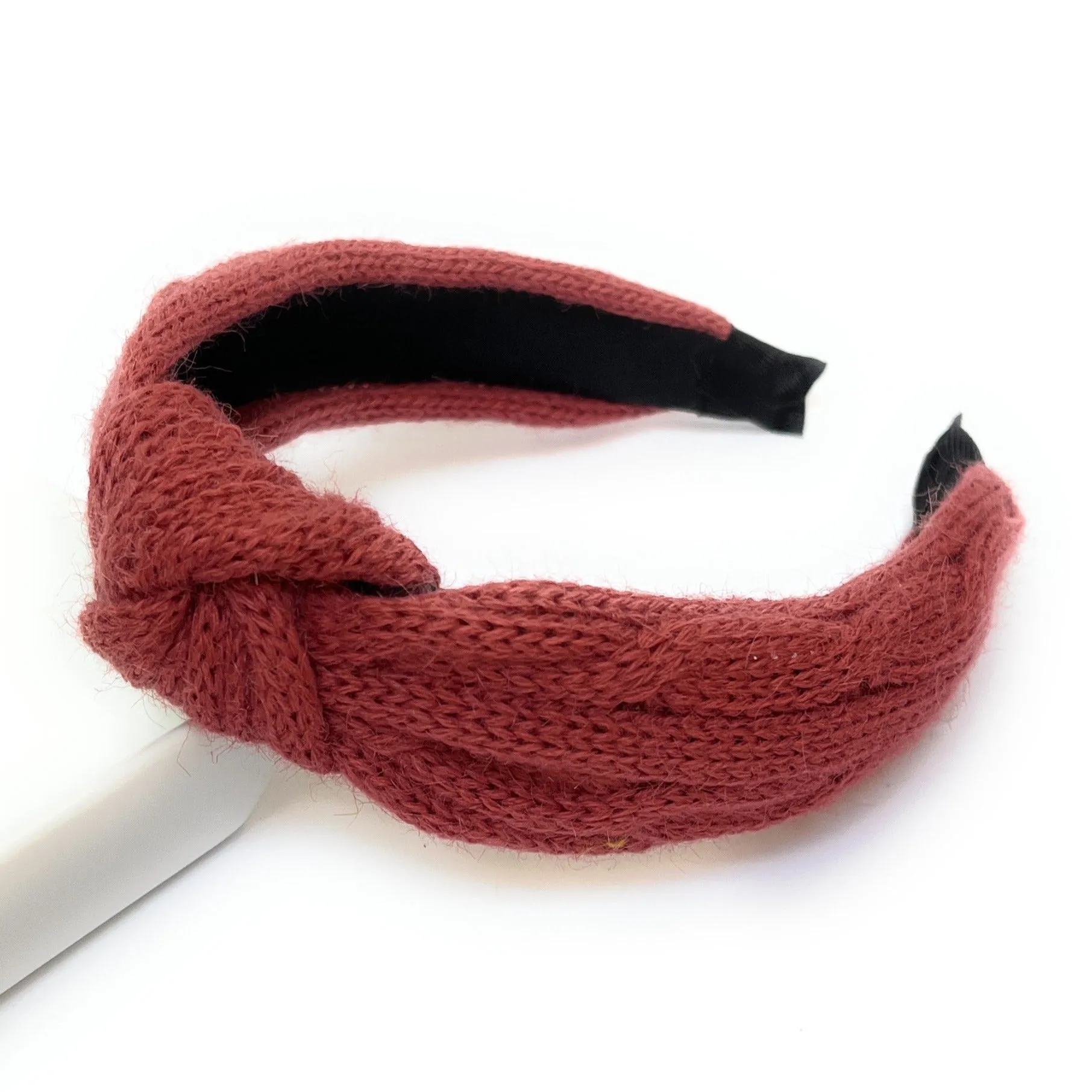 Ribbed Sweater Knit Knot Headband