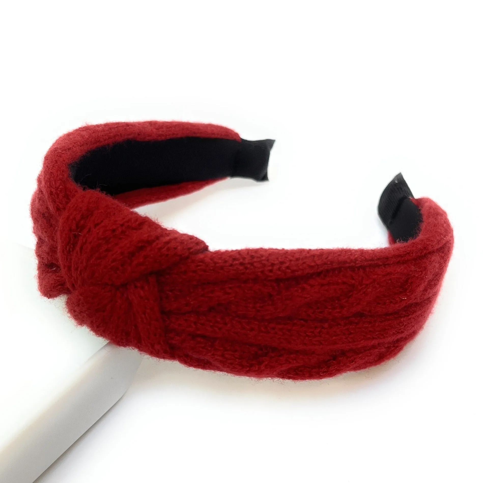 Ribbed Sweater Knit Knot Headband