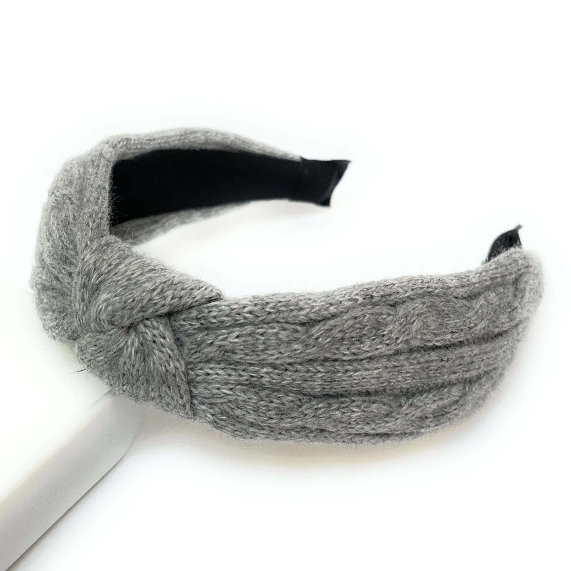 Ribbed Sweater Knit Knot Headband