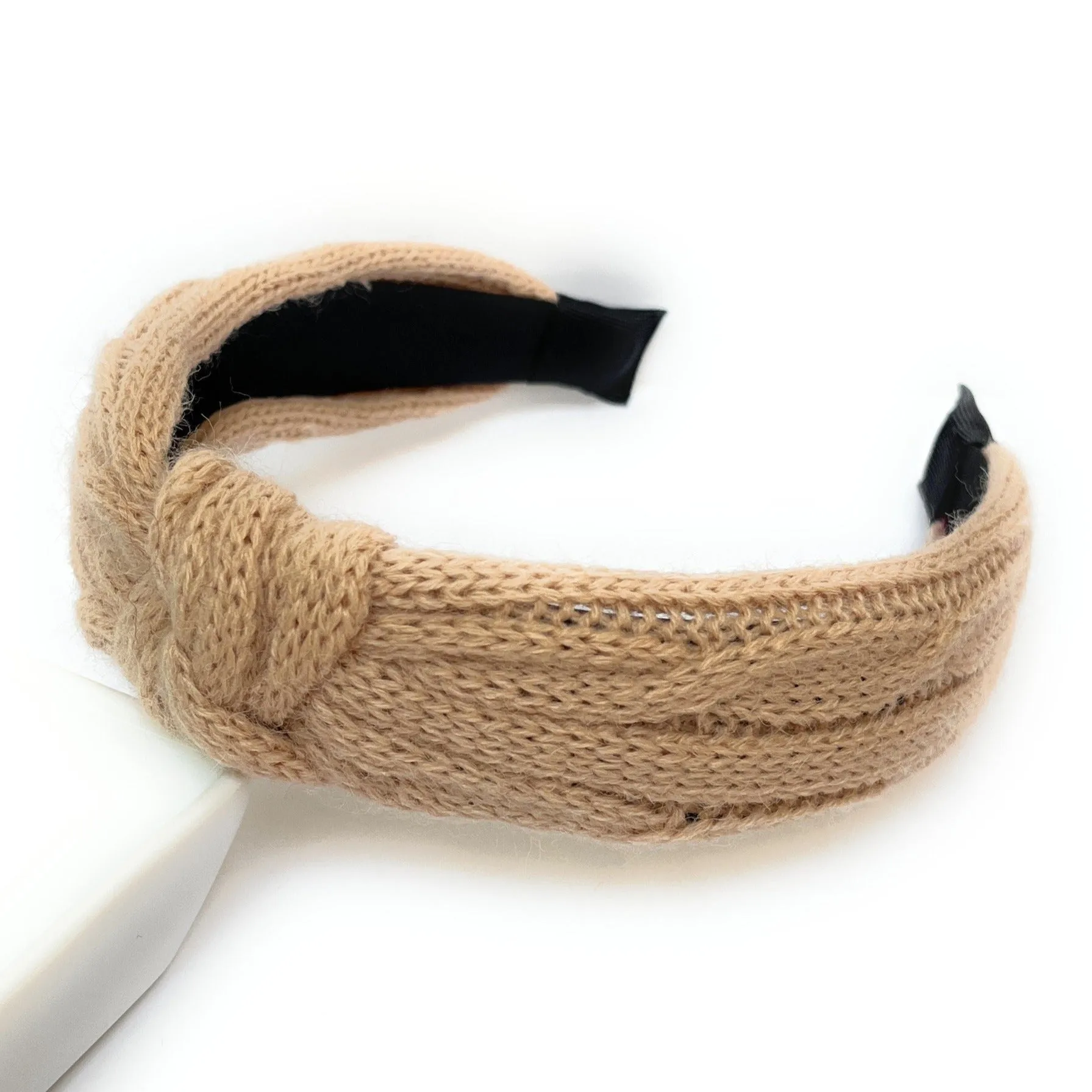 Ribbed Sweater Knit Knot Headband