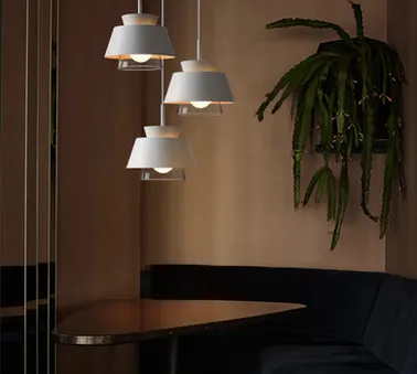 Roth Scandinavian Contemporary Conical Shaped Pendant Lamp