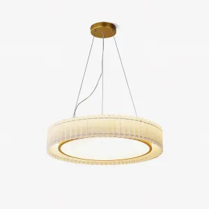 Round Pleated Pendant Lamp