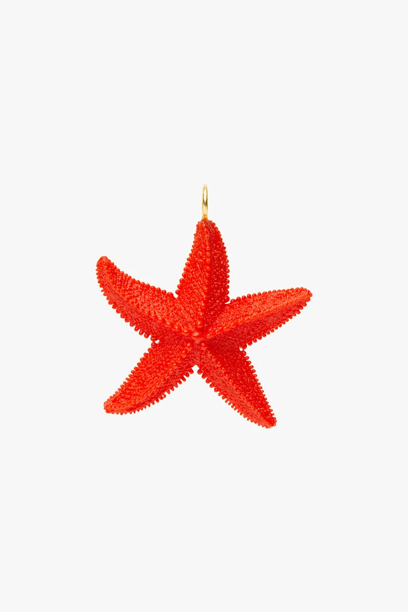 Ruby Star Pendant Gold plated