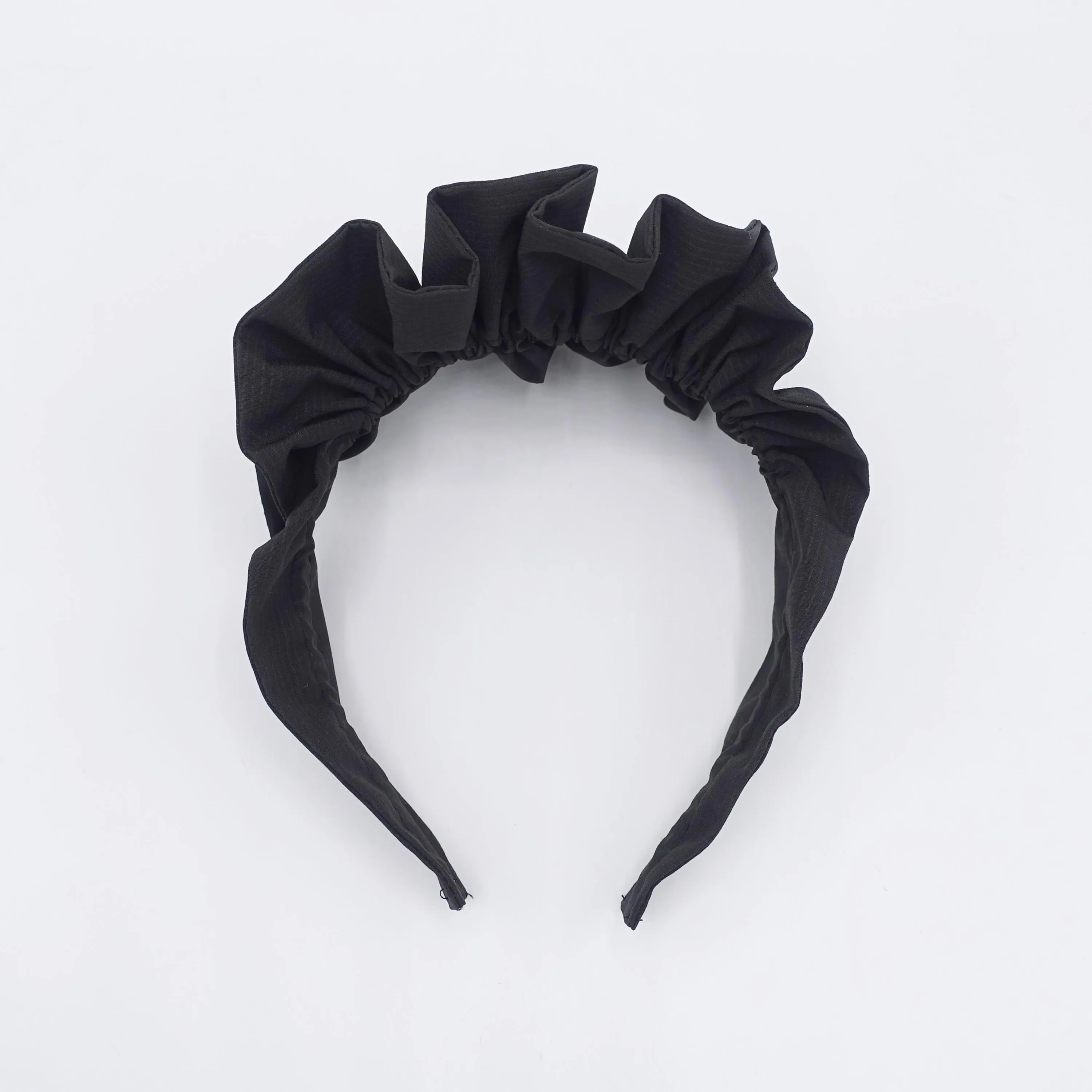 ruffled pleats headband