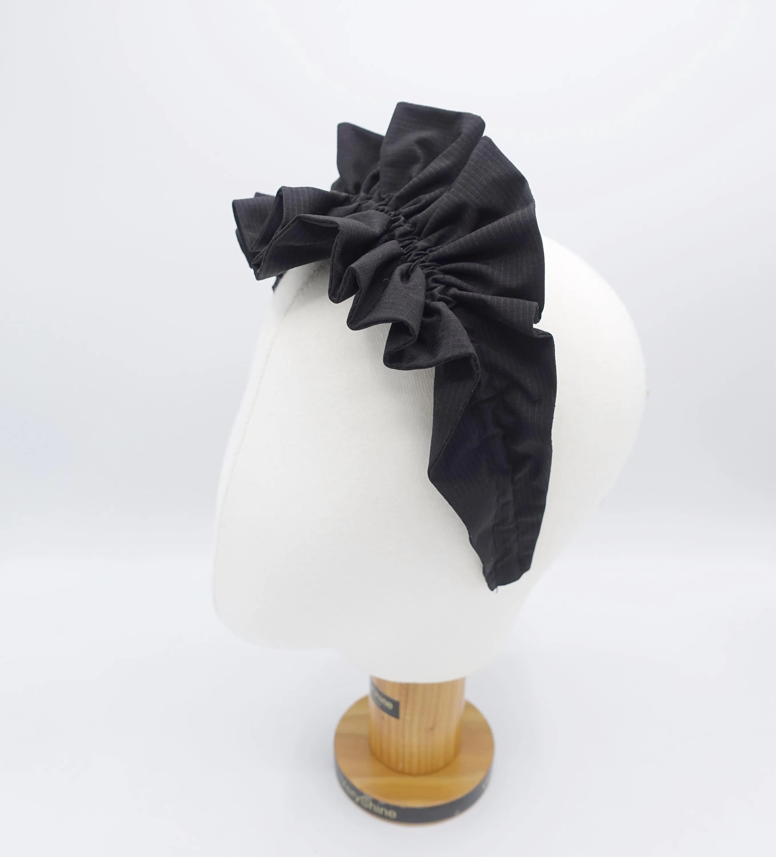 ruffled pleats headband