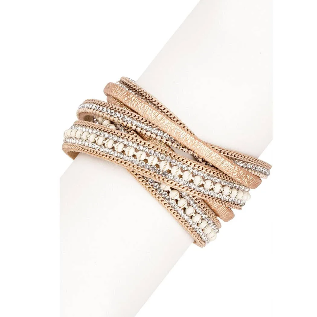 SAACHI Hilton Double Wrap Bracelet