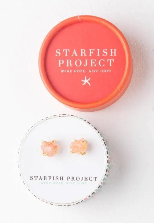 Shine Quartz Studs - Purchase with a Purpose