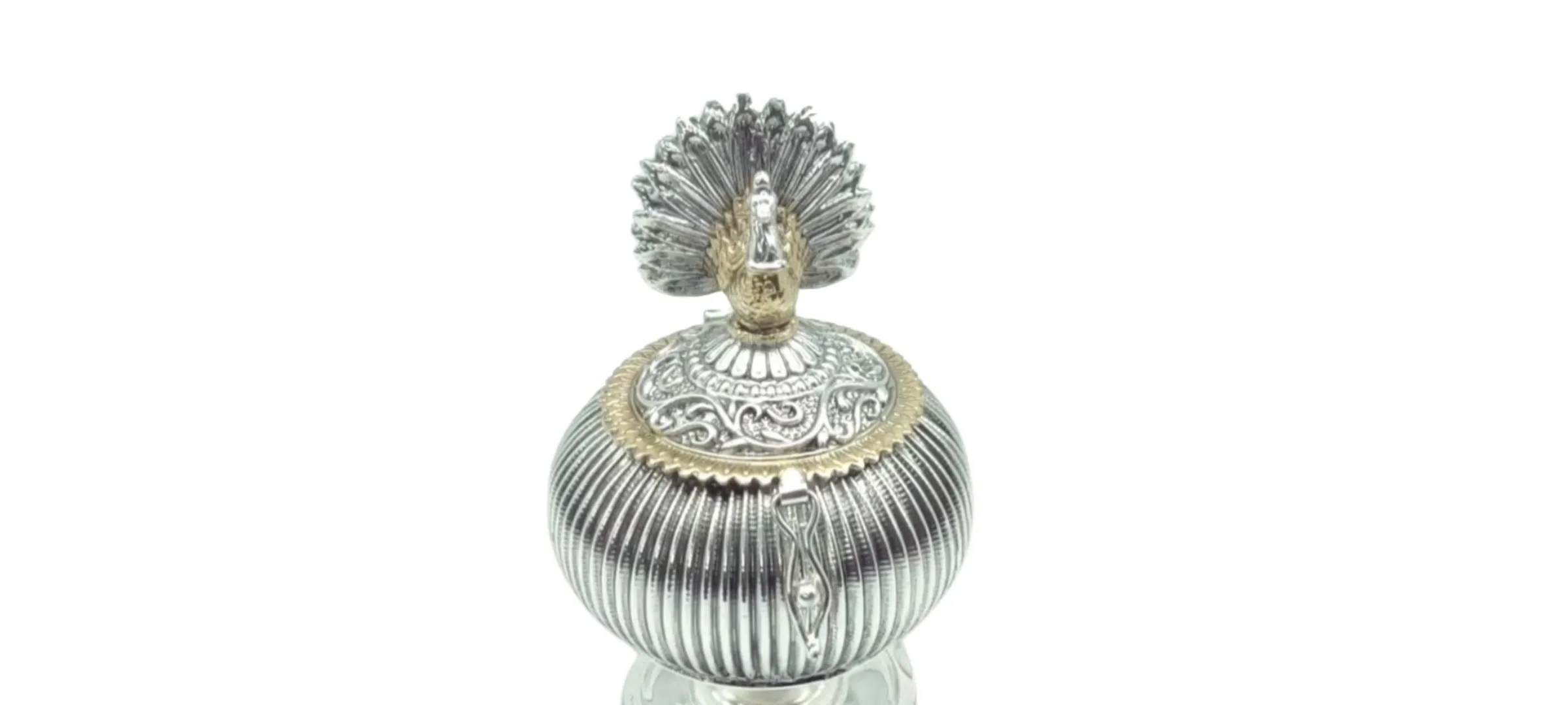 Silver Plated Kumkum Box