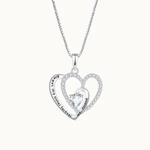 Sister & Friend Love Pendant Necklace