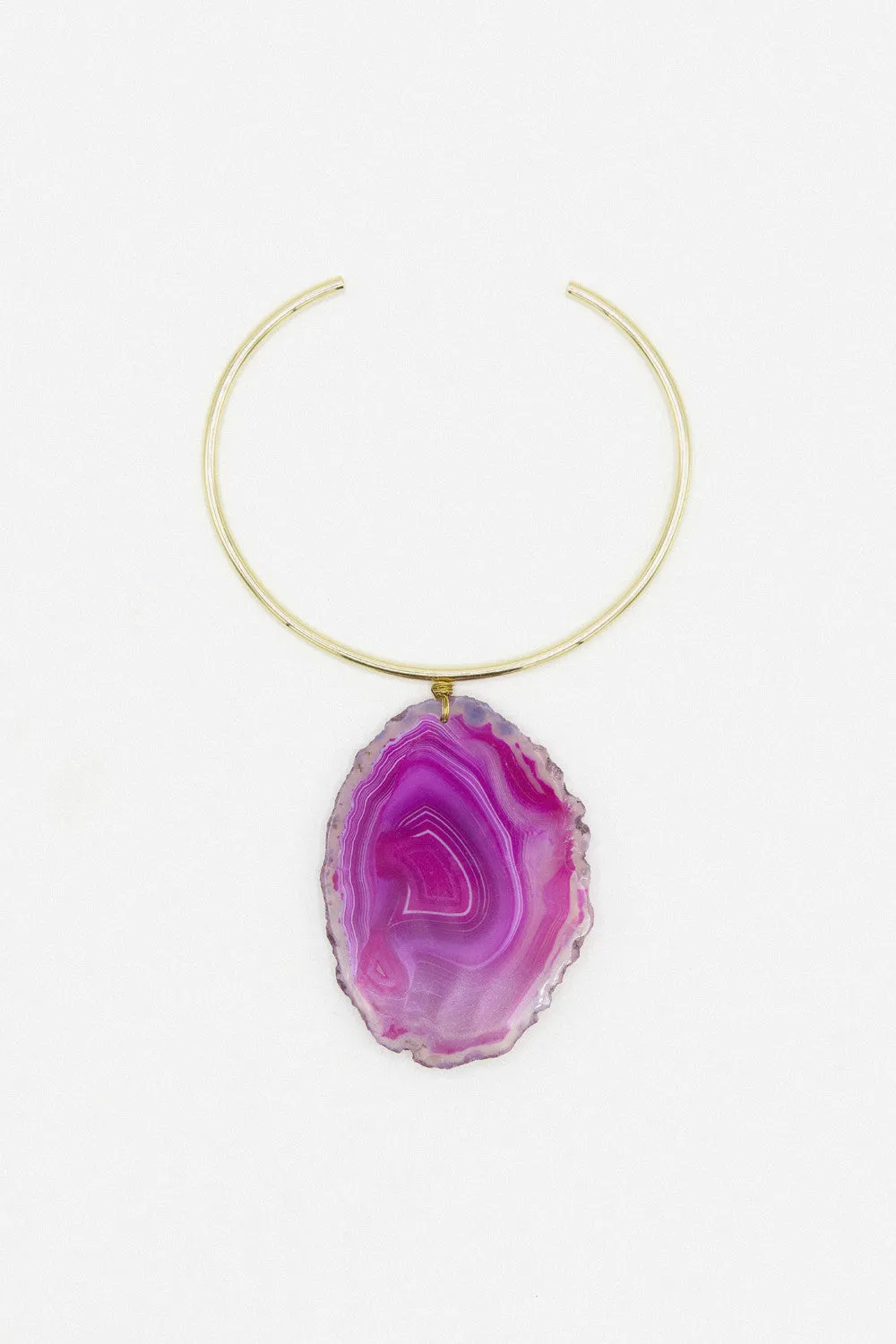 Sita Nevado Miso Fuschia Choker Necklace