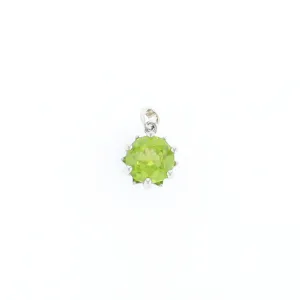 Solitaire Peridot Tulip Pendant