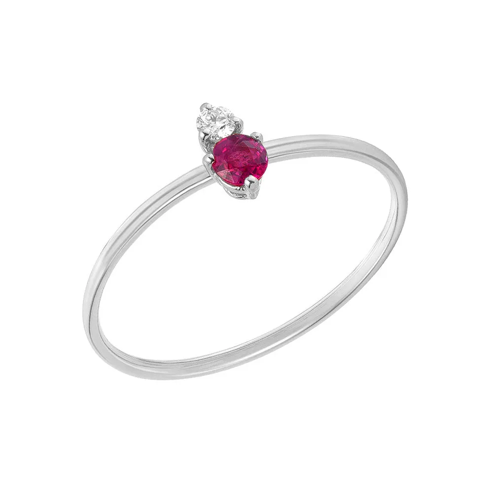 Souli Ruby And Diamond Ring