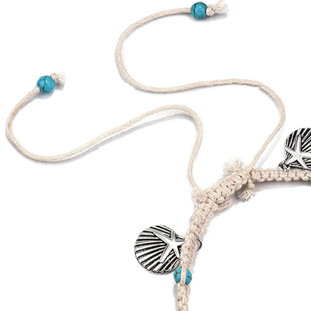 Starfish Beach Anklet For Women Shell HAILANG For Weaving Hands And Feet