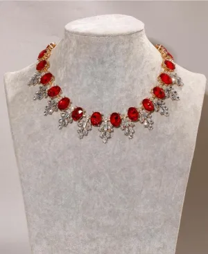 Statement Gemstone collar neckpiece.