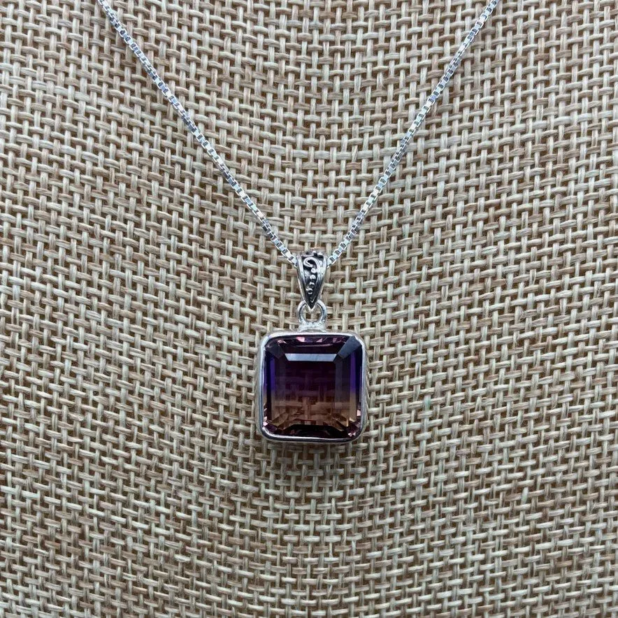 Sterling Silver Ametrine Necklace