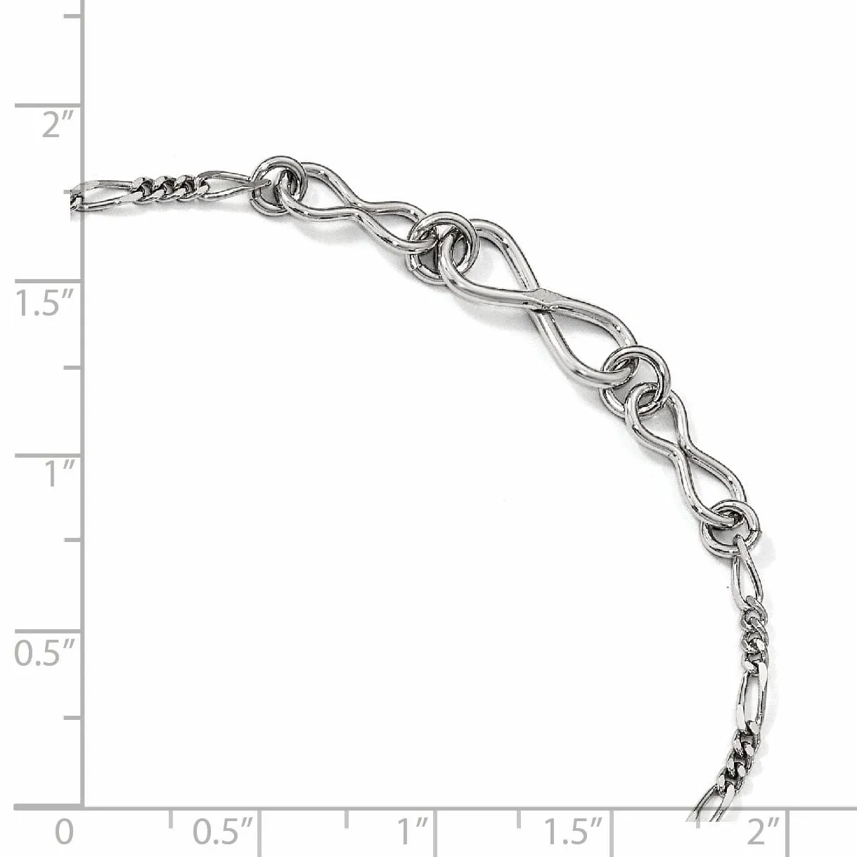 Sterling Silver Infinity Anklet