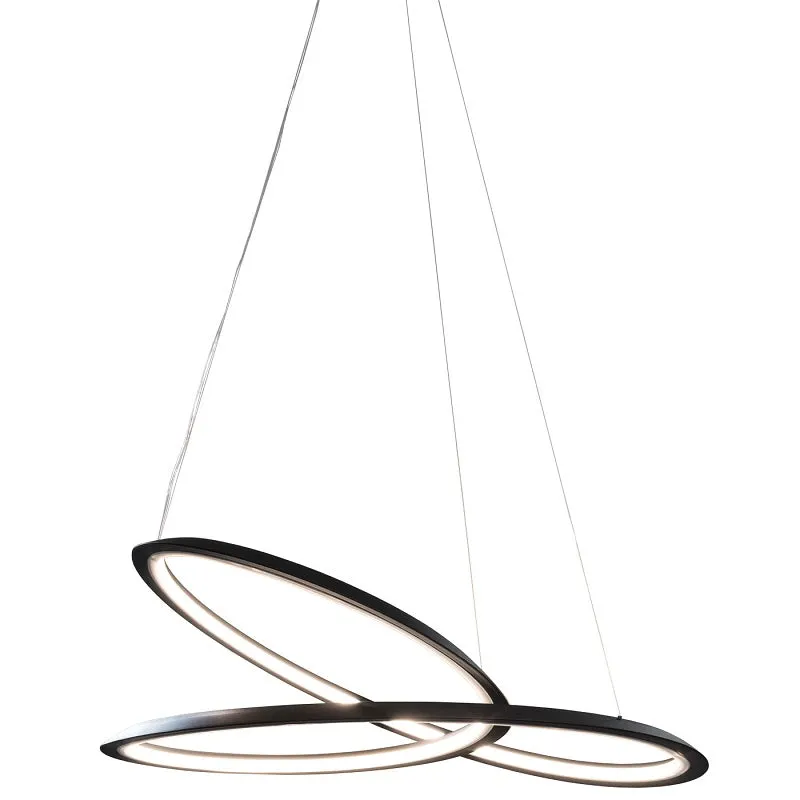 Sundström Modern Infinite Loop Organic Flow Pendant Lamp