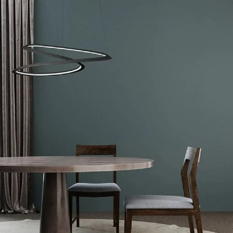 Sundström Modern Infinite Loop Organic Flow Pendant Lamp