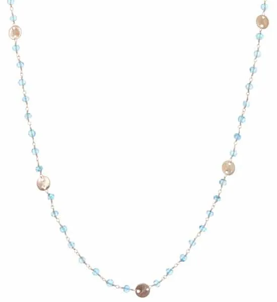 Ukraine 🇺🇦Fundraiser - Nicole Disc Blues Layering Necklace