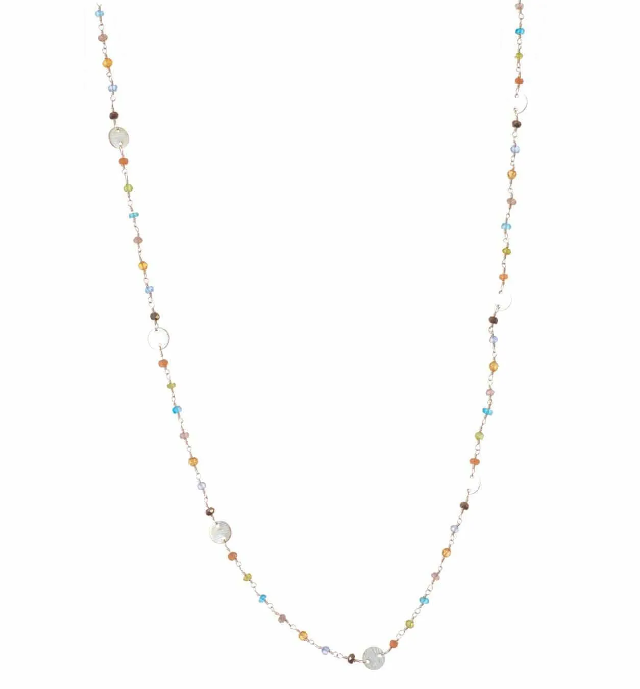 Ukraine 🇺🇦Fundraiser - Nicole Disc Blues Layering Necklace