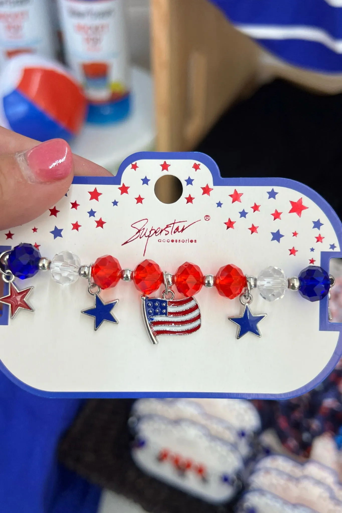 USA charm bracelet