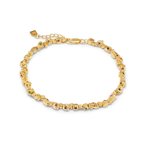 VC026 Signature Gem Stone Anklet