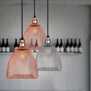 VENDELA Chainmail Mesh Hanging Lamp