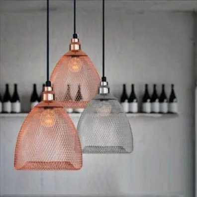 VENDELA Chainmail Mesh Hanging Lamp