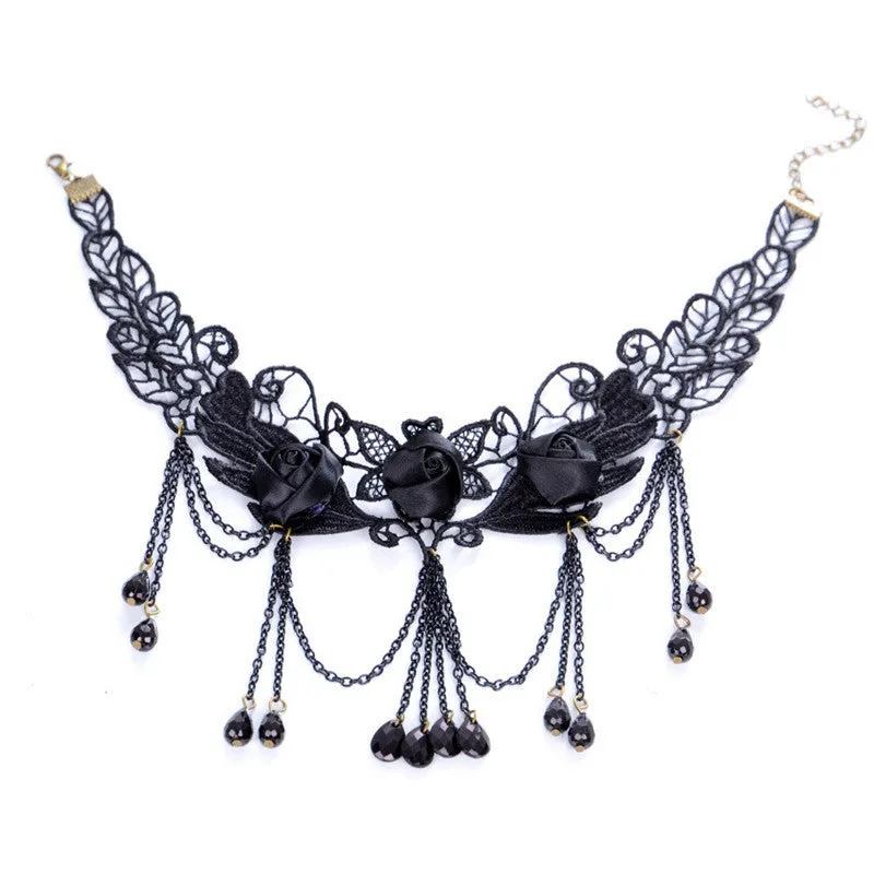 Women Lace Choker Necklace - Variety of Victorian Inspired Chokers