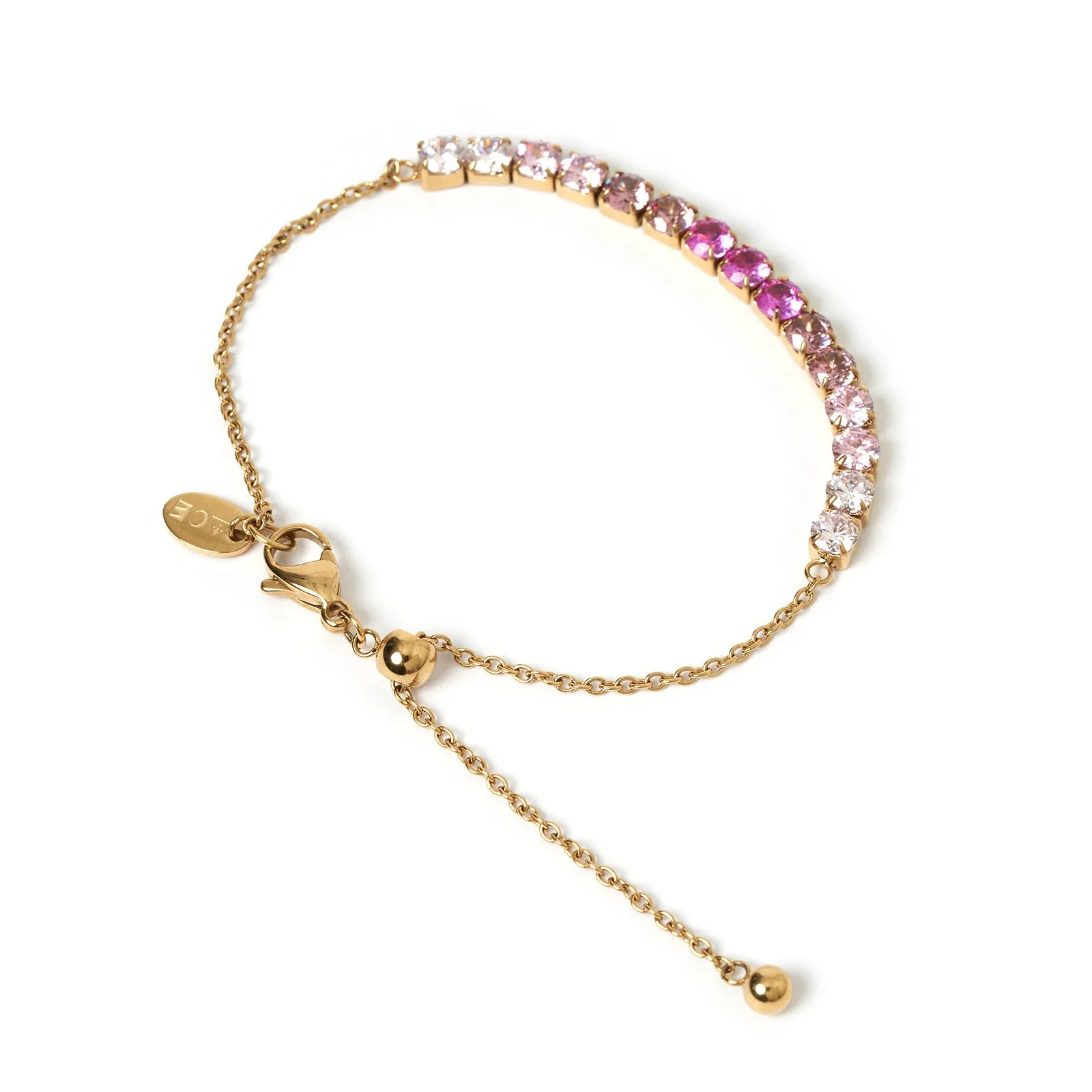 Zalia Gold Bracelet - Rose