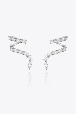 Zircon 925 Sterling Silver Earrings