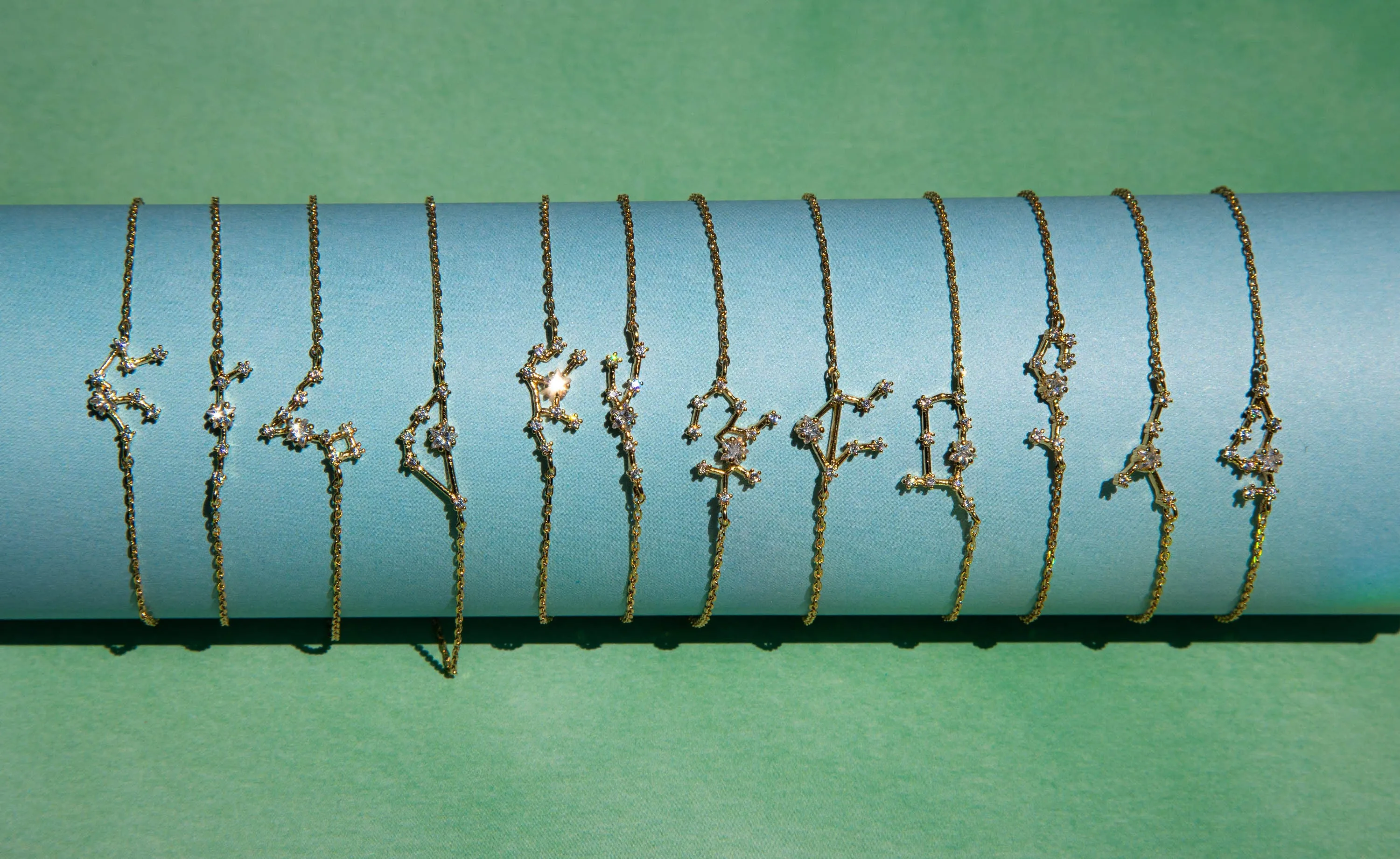 Zodiac Constellation Bracelet with Zircon